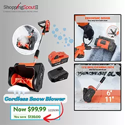 Cordless Snow Blower Up to 56% Off